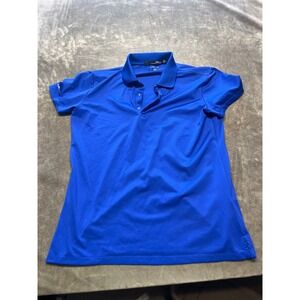 RLX Ralph Lauren‎ Golf Polo Shirt Mens Small Blue Short Sleeve Classic Fit